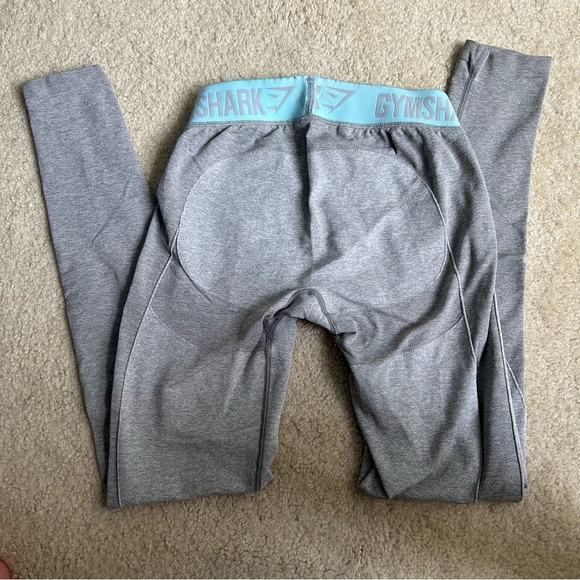 GYMSHARK Grey Flex Leggings - Picture 3 of 5